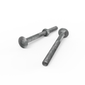 Zenith M10 x 130mm Hot Dip Galvanised Cup Head Bolt and Nut - Each