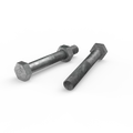 Zenith M10 x 75mm Hot Dip Galvanised Hex Head Bolt & Nut - 4.6 Grade Steel