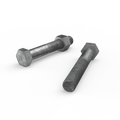 Zenith M16 x 100mm Hot Dip Galvanised Hex Head Bolt and Nut - 4.6 Grade Steel