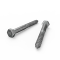 Zenith M10 x 100mm Hot Dip Galvanised Hex Head Coach Screw - Each