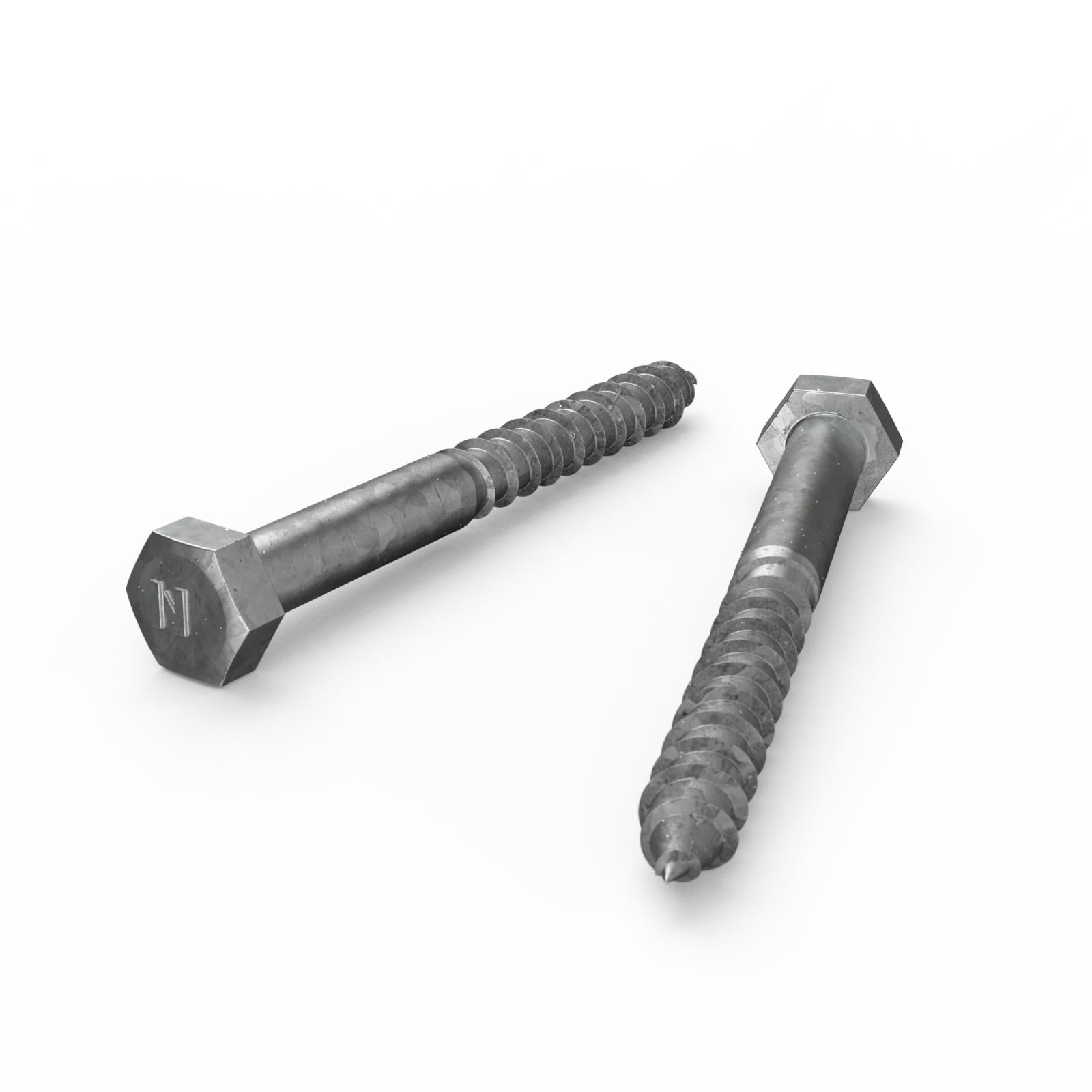 Zenith M10 x 100mm Hot Dip Galvanised Hex Head Coach Screw - Each
