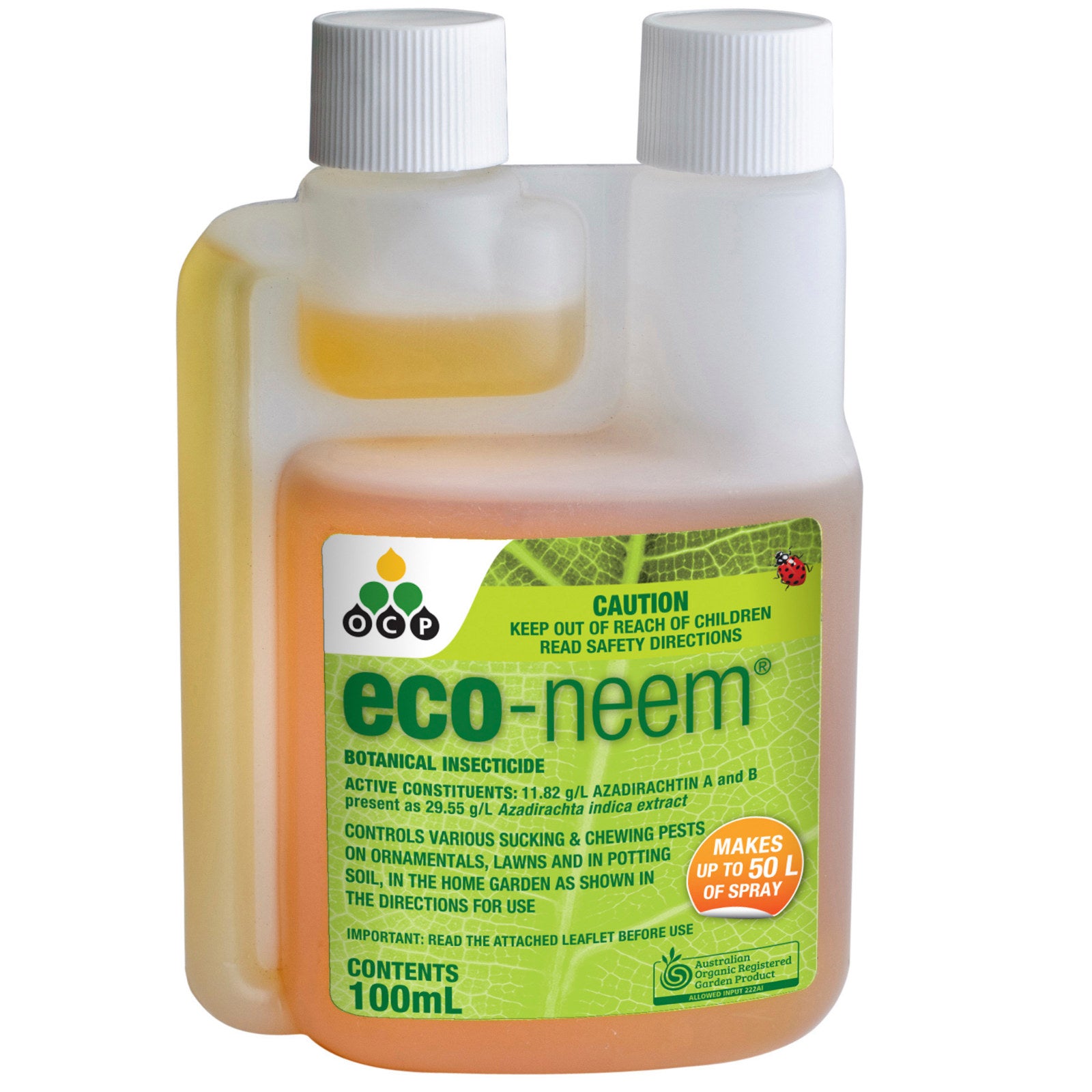 OCP Eco-Neem Concentrate Insecticide 100ml - Pet & Livestock Friendly
