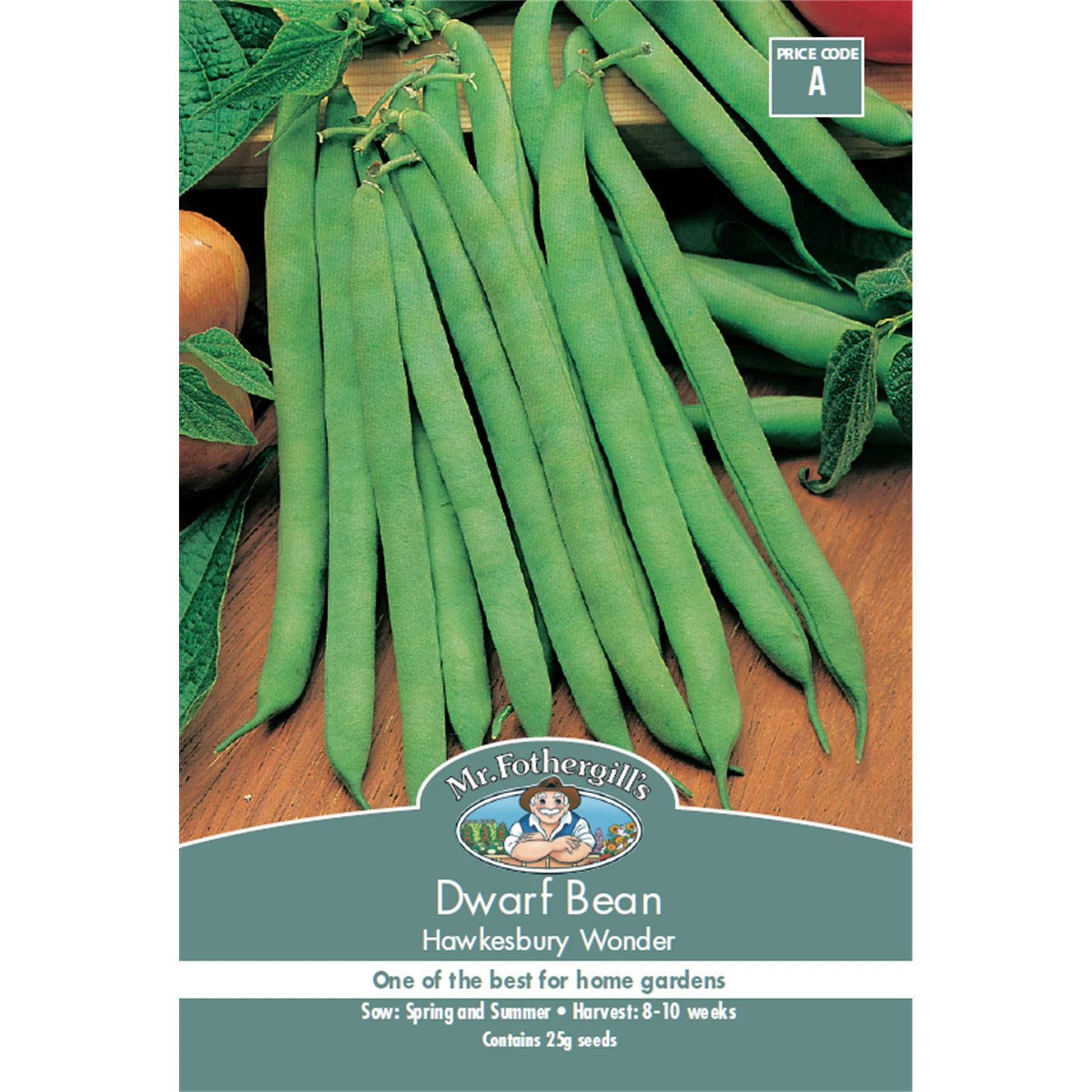 Mr Fothergill's Hawkesbury Wonder Dwarf Bean Vegetable Seeds