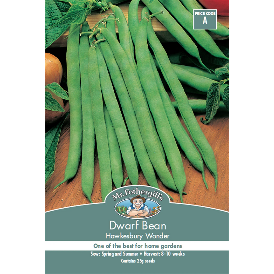 Mr Fothergill's Hawkesbury Wonder Dwarf Bean Vegetable Seeds