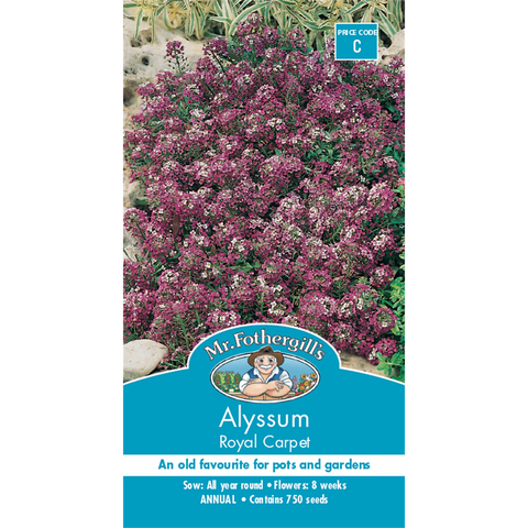 Mr Fothergill's Royal Carpet Alyssum Flower Seeds