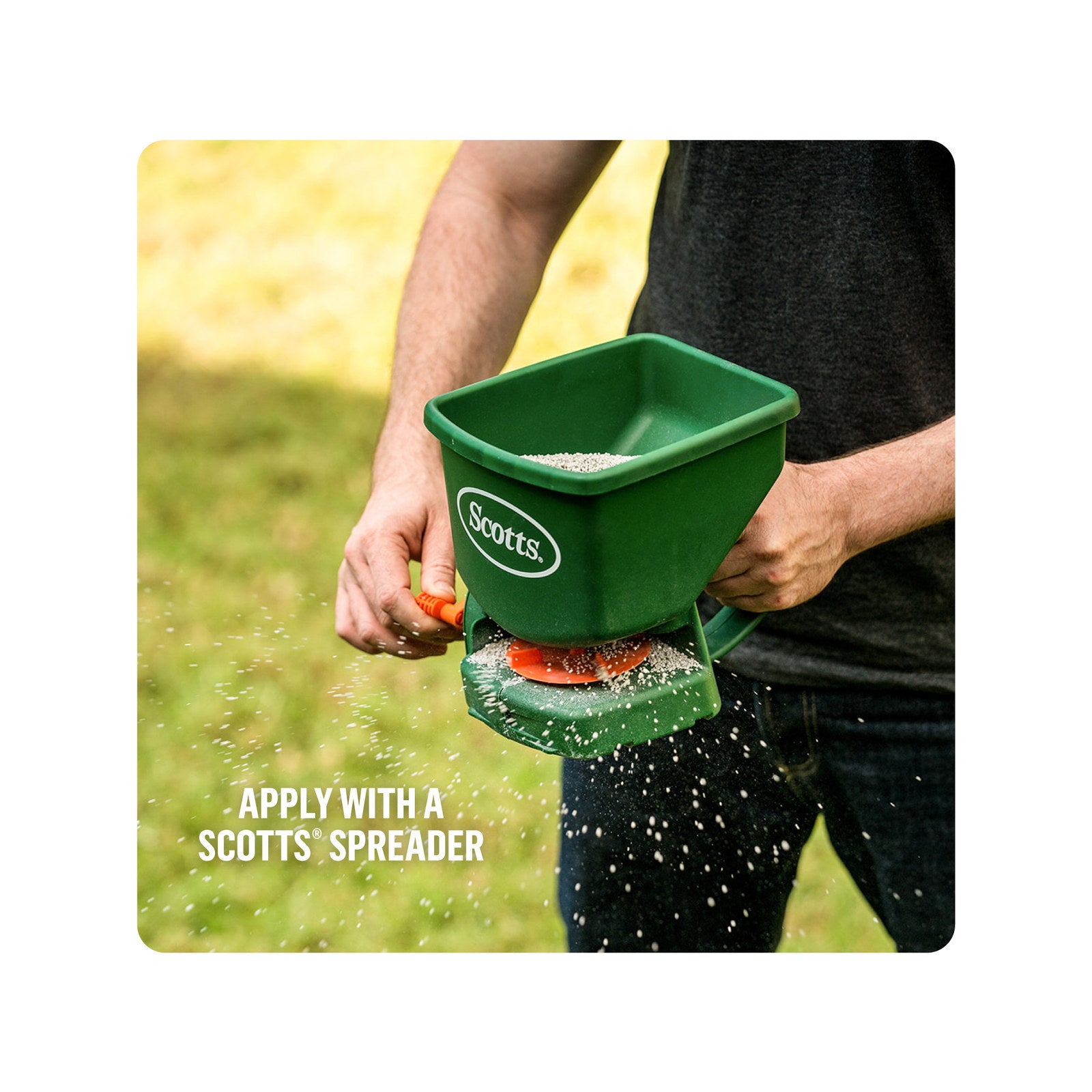 Scotts Lawn Builder Starter Slow Release Lawn Fertiliser 4kg Granular, Covers 180m2