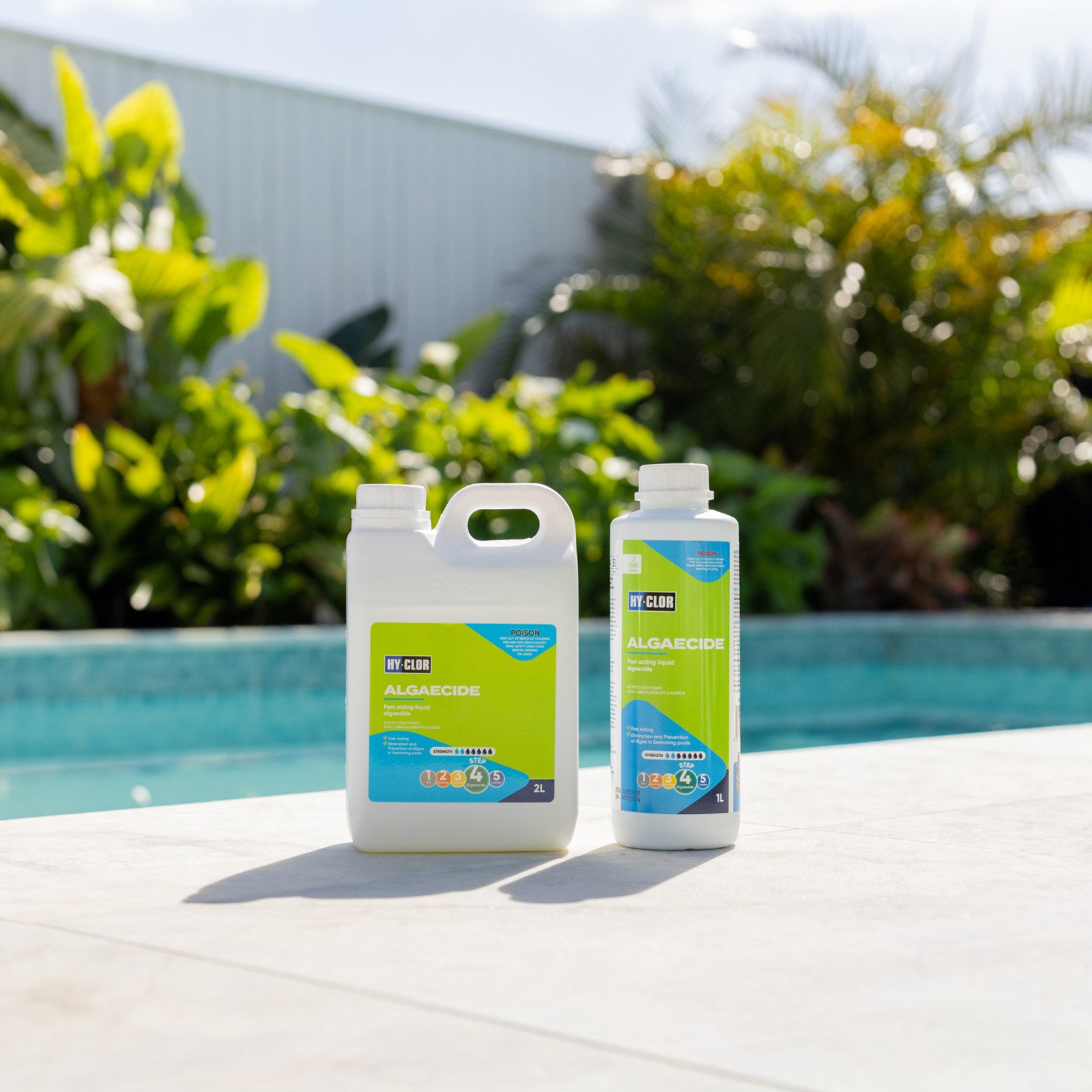 Hy-Clor Algaecide 5L Benzalkonium Chloride Pool Algae Control Liquid