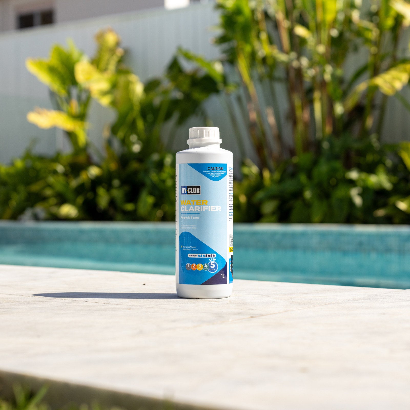 Hy-Clor Pool Water Clarifier 1L Liquid Treatment