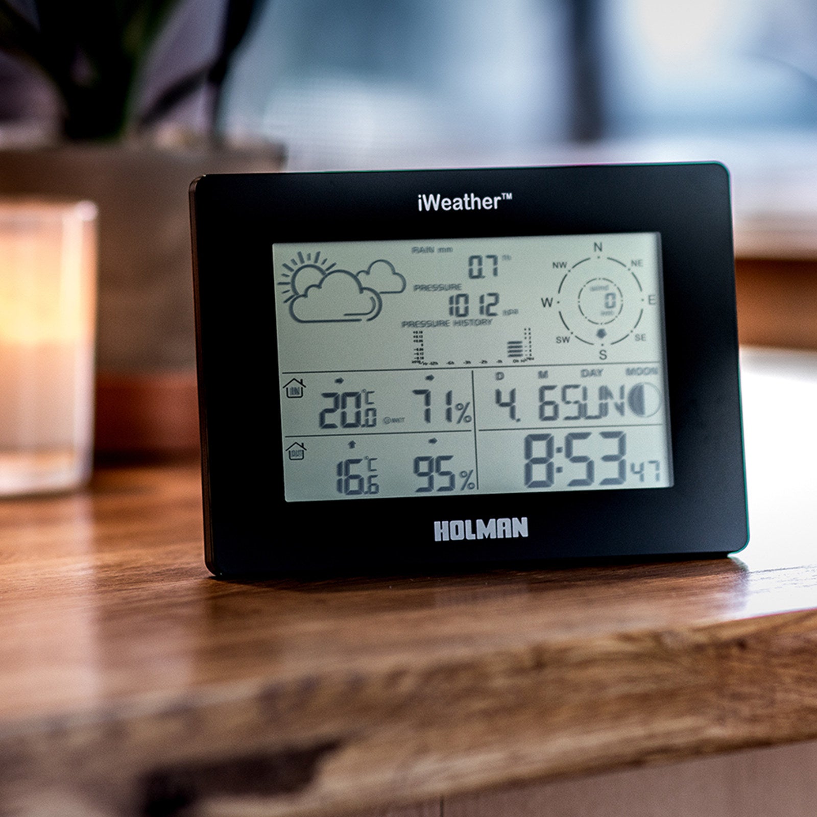 Holman Aspect Wireless Weather Station WS5029, Wind, Rain & Data Centre Display