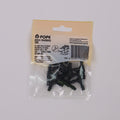 Pope 4mm Barbed Tee - 10 Pack, Black Polypropylene, Above Ground Irrigation