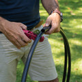 Holman 13mm x 1m Drip Irrigation Tube - Black LDPE Pre-Cut Poly Pipe