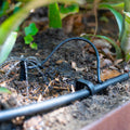Holman 13mm x 1m Drip Irrigation Tube - Black LDPE Pre-Cut Poly Pipe