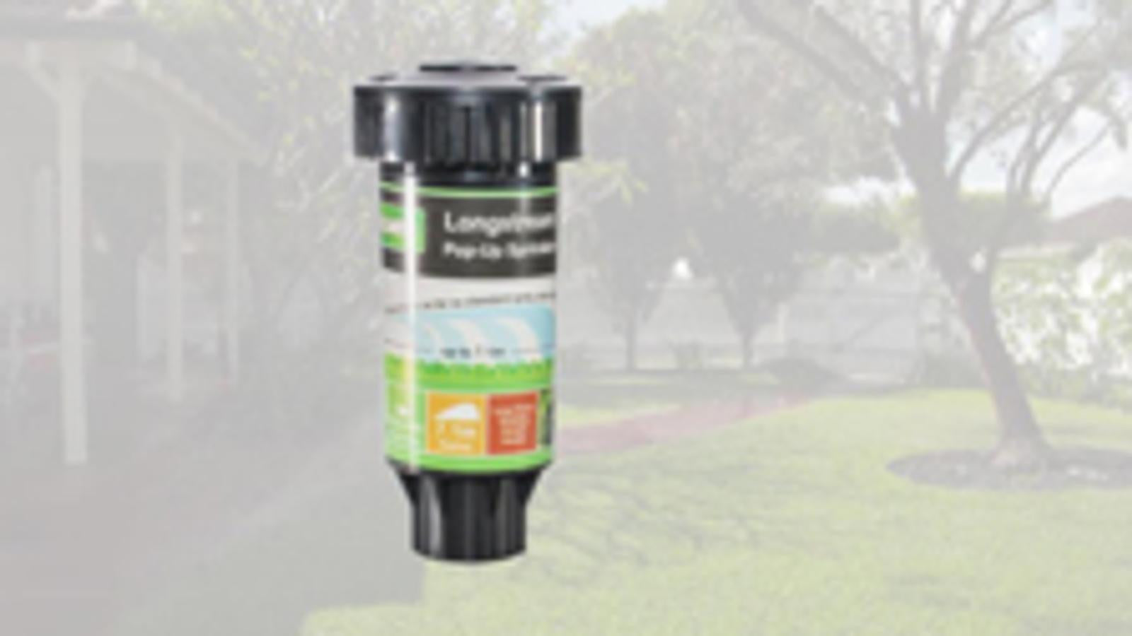Holman 50mm Longstream Full Circle Rotating Pop Up Sprinkler - 15mm BSP, 800 kPa, Black