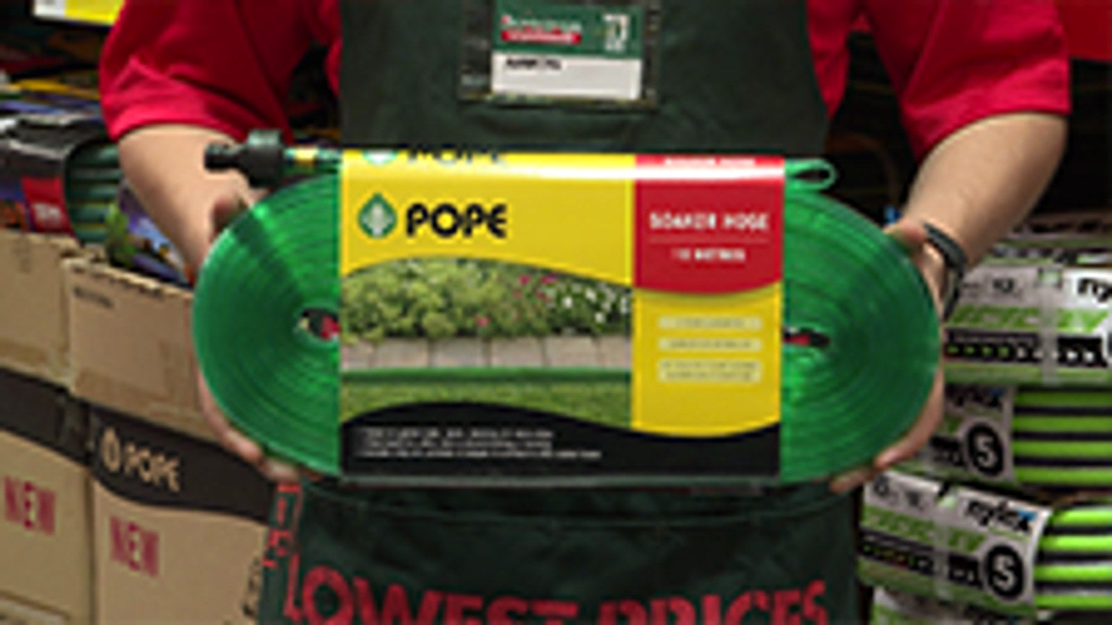Pope 15m Soaker Hose UV Stabilised PVC