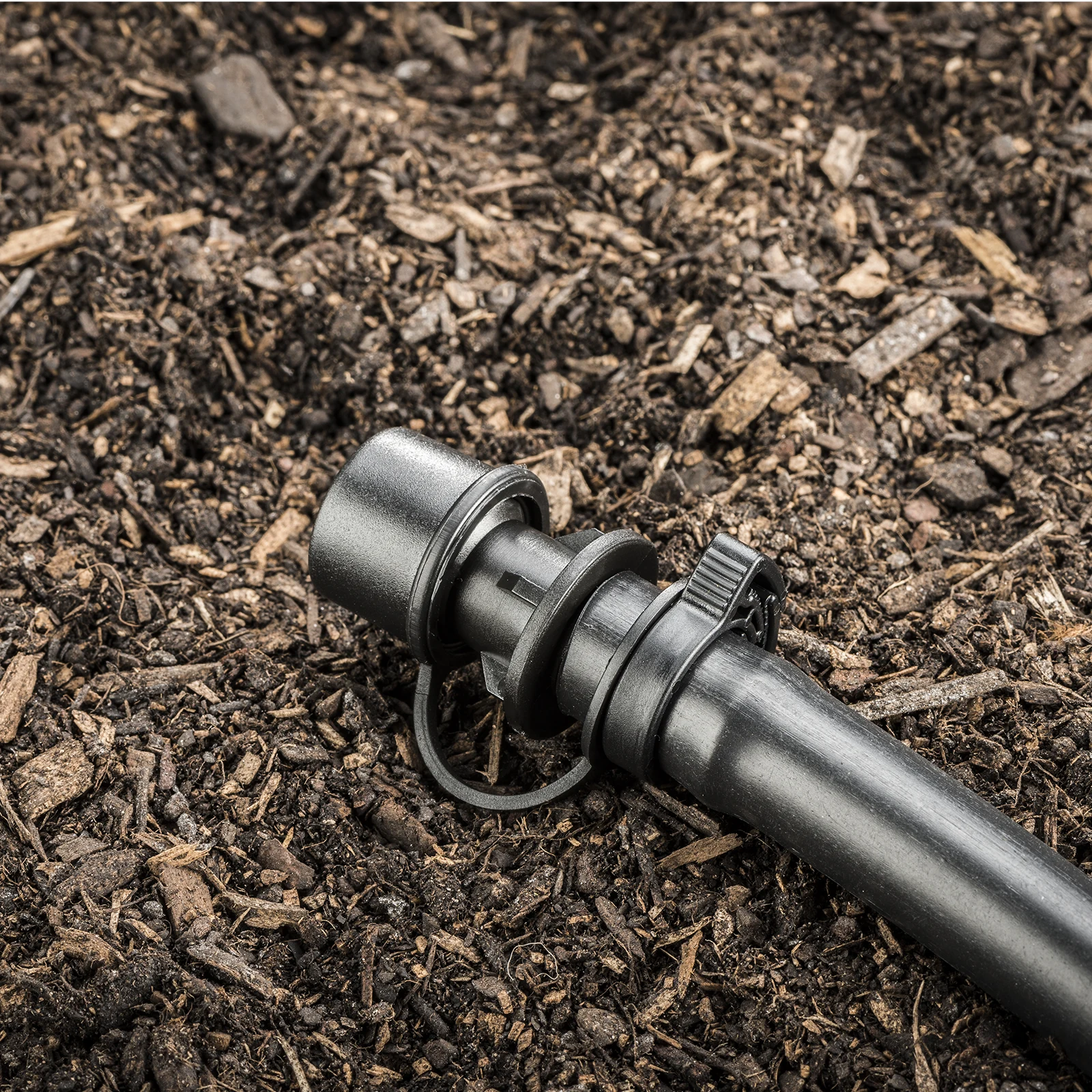 Pope 13mm Barbed Snap-On with Bug Cap and Poly Clamp Black