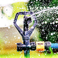 Holman Butterfly Head Sprinkler - Black Plastic Garden Irrigation Sprinkler