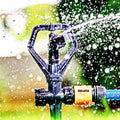 Holman Butterfly Head Sprinkler - Black Plastic Garden Irrigation Sprinkler