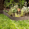 Tuscan Path 6m x 12cm Rubber Thinline Garden Edging