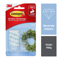 Command Medium Clear Adhesive Wall Hooks - 2 Pack, Damage-Free