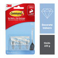 Command Small Clear Adhesive Utensil Hooks - 3 Pack, Damage-Free
