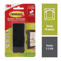 Command Large Black Picture Hanging Strips - 4 Pack, Damage-Free