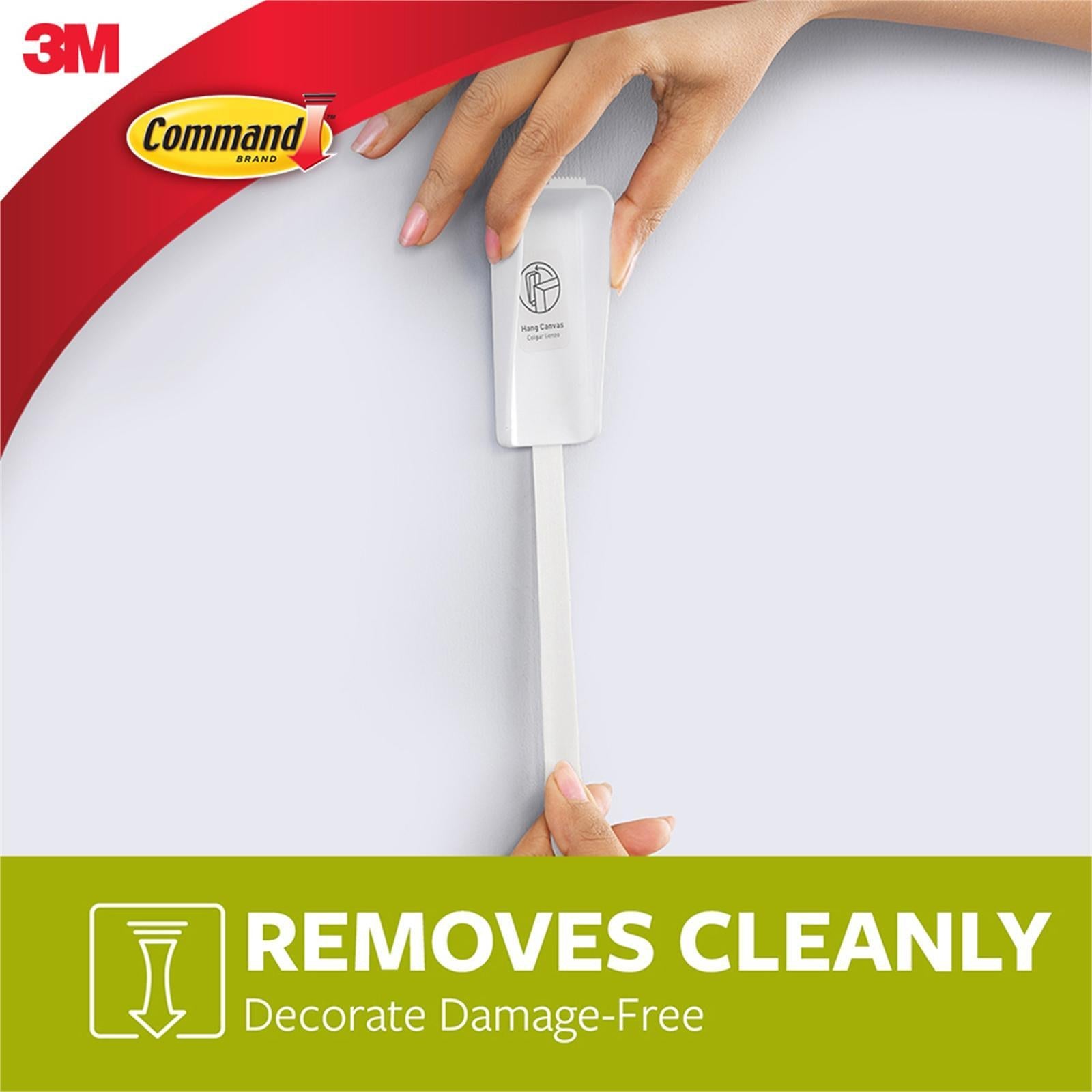 Command Large White Adhesive Canvas Hanger 1.3kg Damage-Free
