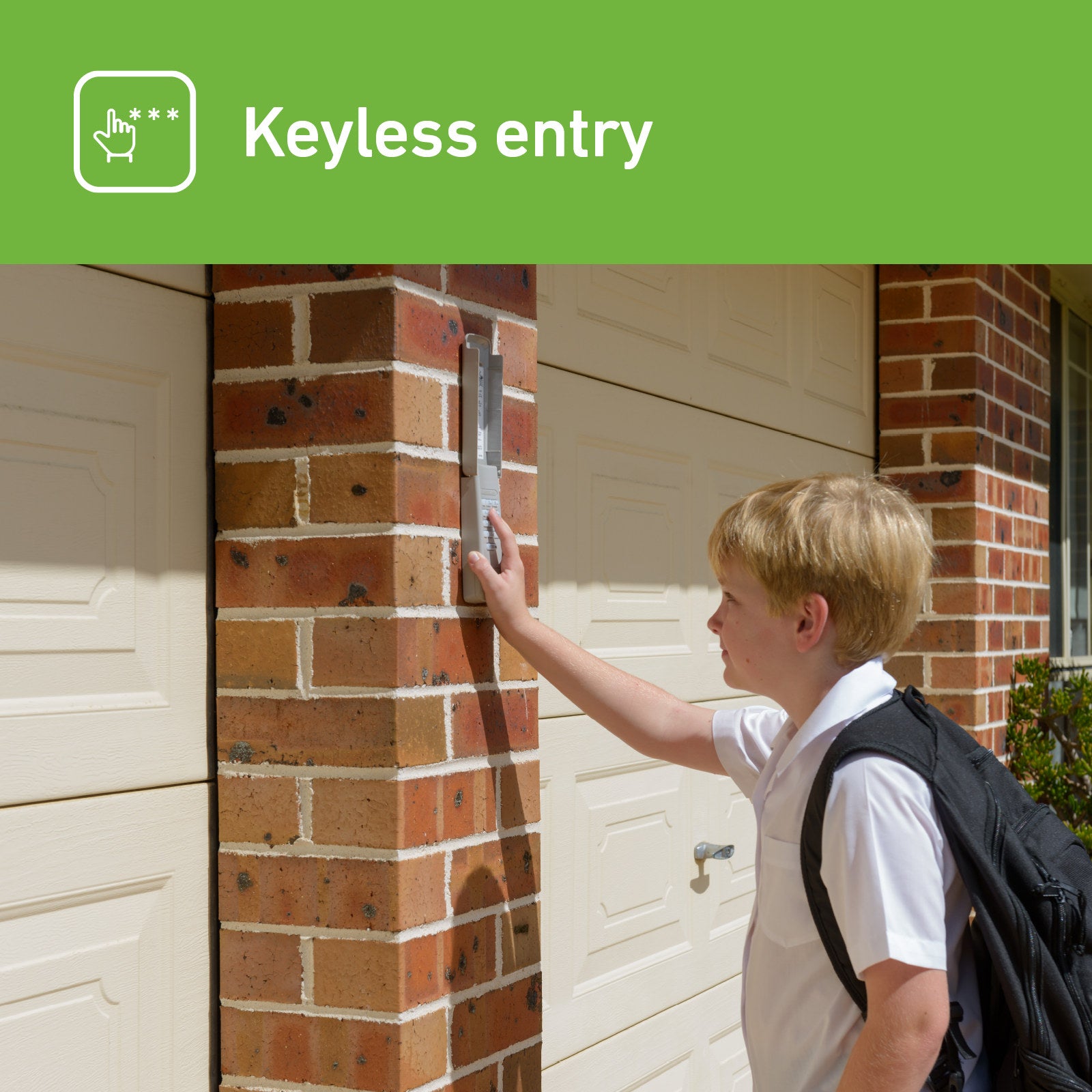 Merlin E840M Wireless Security Keypad for Garage Door Opener, Illuminated