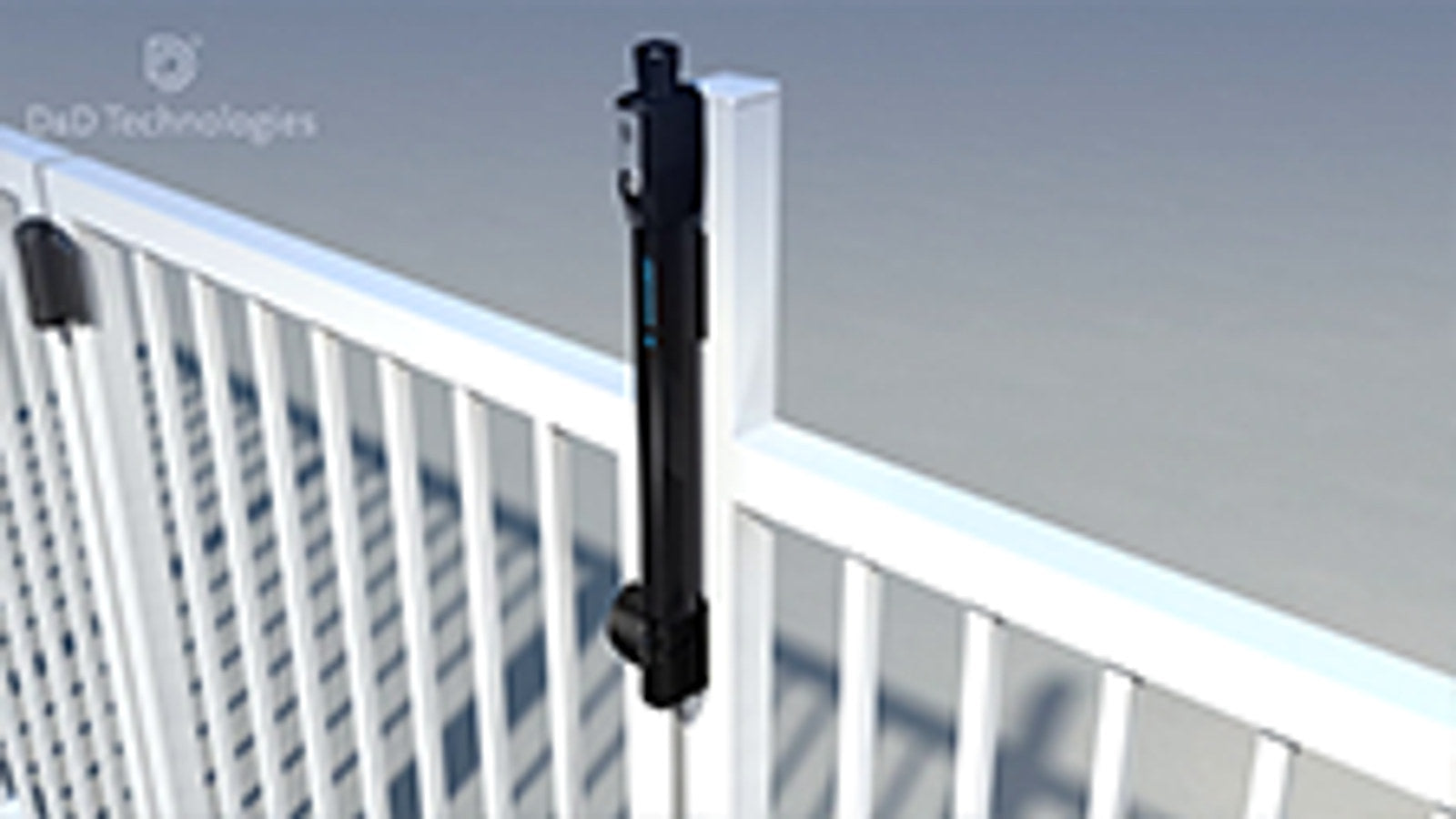 D&D Technologies MagnaLatch Pool Gate Safety Kit with TruClose Hinges, Black, Top Pull Series 3