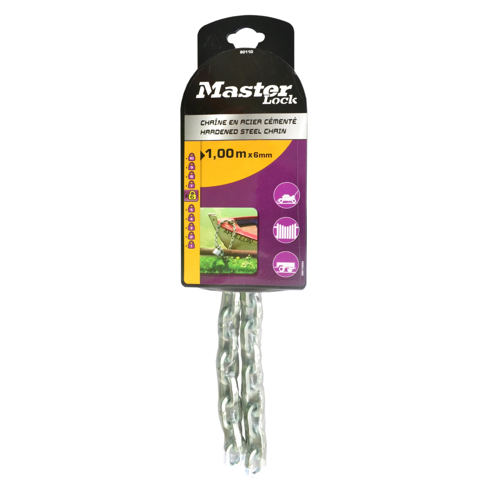 Master Lock 6mm x 1m Vinyl Coated Steel Security Chain