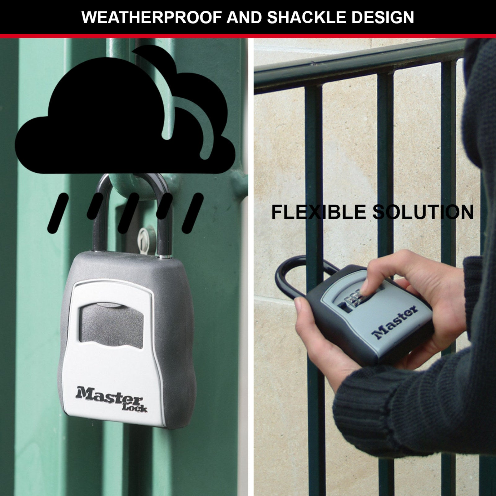 Master Lock Portable Key Storage Safe Combination Over-Door Key Box