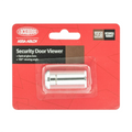 Lockwood 160 Degree Chrome Door Viewer Brass Wide-Angle Peephole