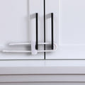 Dreambaby Child Safety Sliding Cabinet Lock, White Nylon