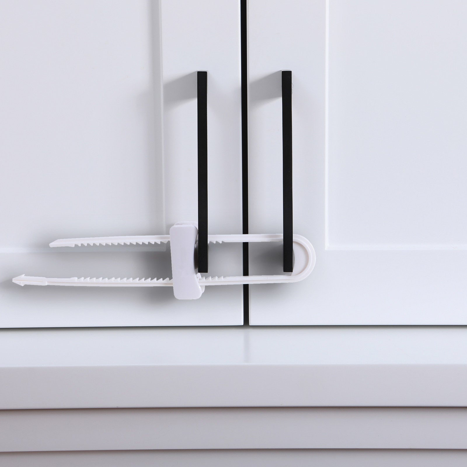 Dreambaby Child Safety Sliding Cabinet Lock, White Nylon