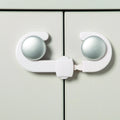 Dreambaby Child Safety Secure-A-Lock Cabinet Lock, White ABS