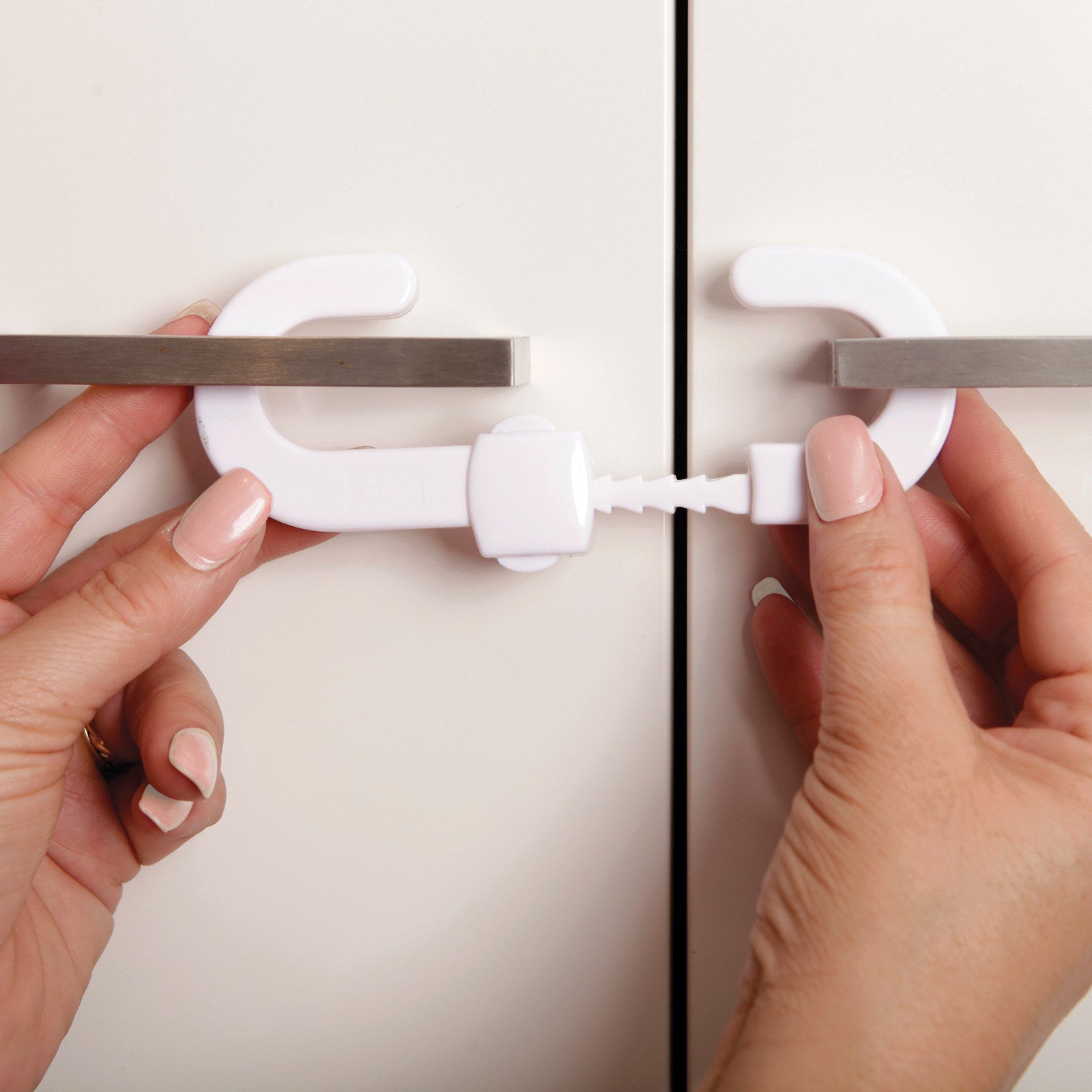 Dreambaby Child Safety Secure-A-Lock Cabinet Lock, White ABS