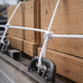 Grunt Super Silver 6mm x 20m Rope, White Twisted Polypropylene, Floats, 500kg Break Strength