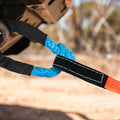 Grunt 50mm x 4.5m Heavy Duty Tow Strap, Orange Polyester, UV Protected, 2272kg Lashing Capacity