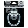 Grunt Heavy Duty Ring Anchor Point, Galvanised Steel, Silver