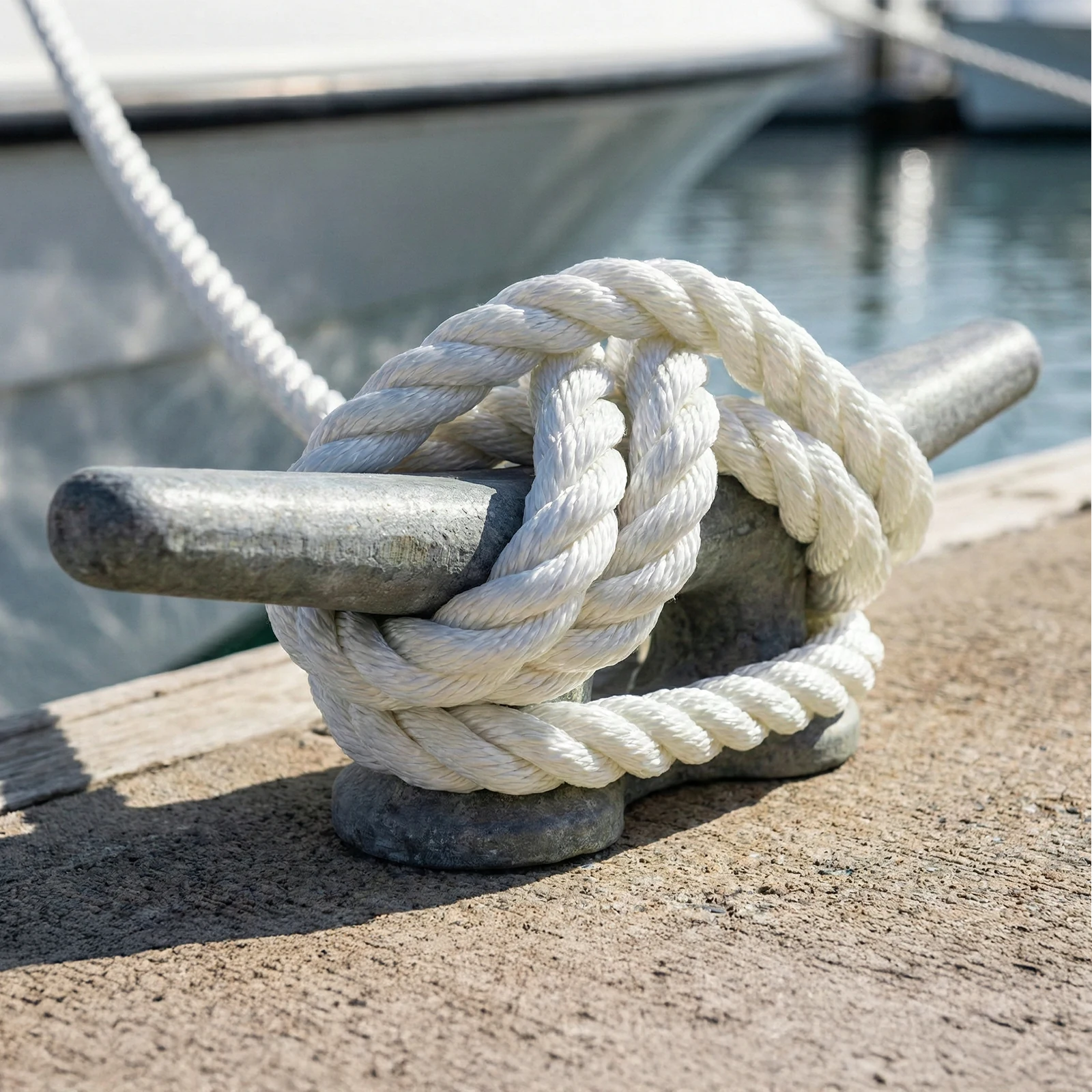 Grunt 12mm x 20m White Polypropylene Super Silver Rope 1800kg