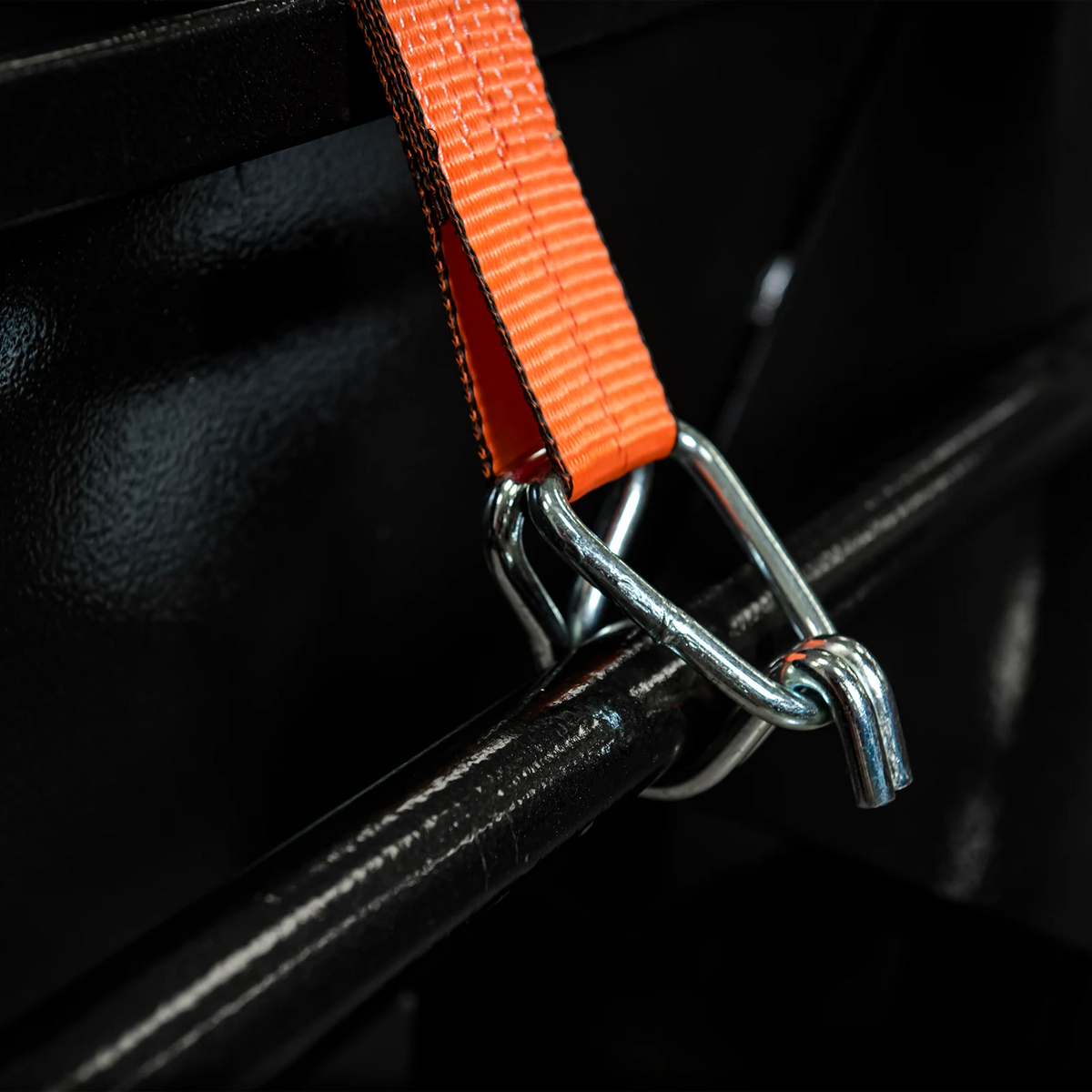 Grunt 50mm x 8m Ratchet Tie Down, Orange Polyester Webbing