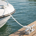 Grunt 6mm x 40m White Polyester Marine Braided Rope 650kg