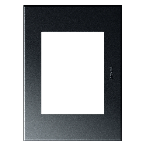 HPM ARTEOR Coverplate Graphite Slim 127mm x 92mm Polycarbonate