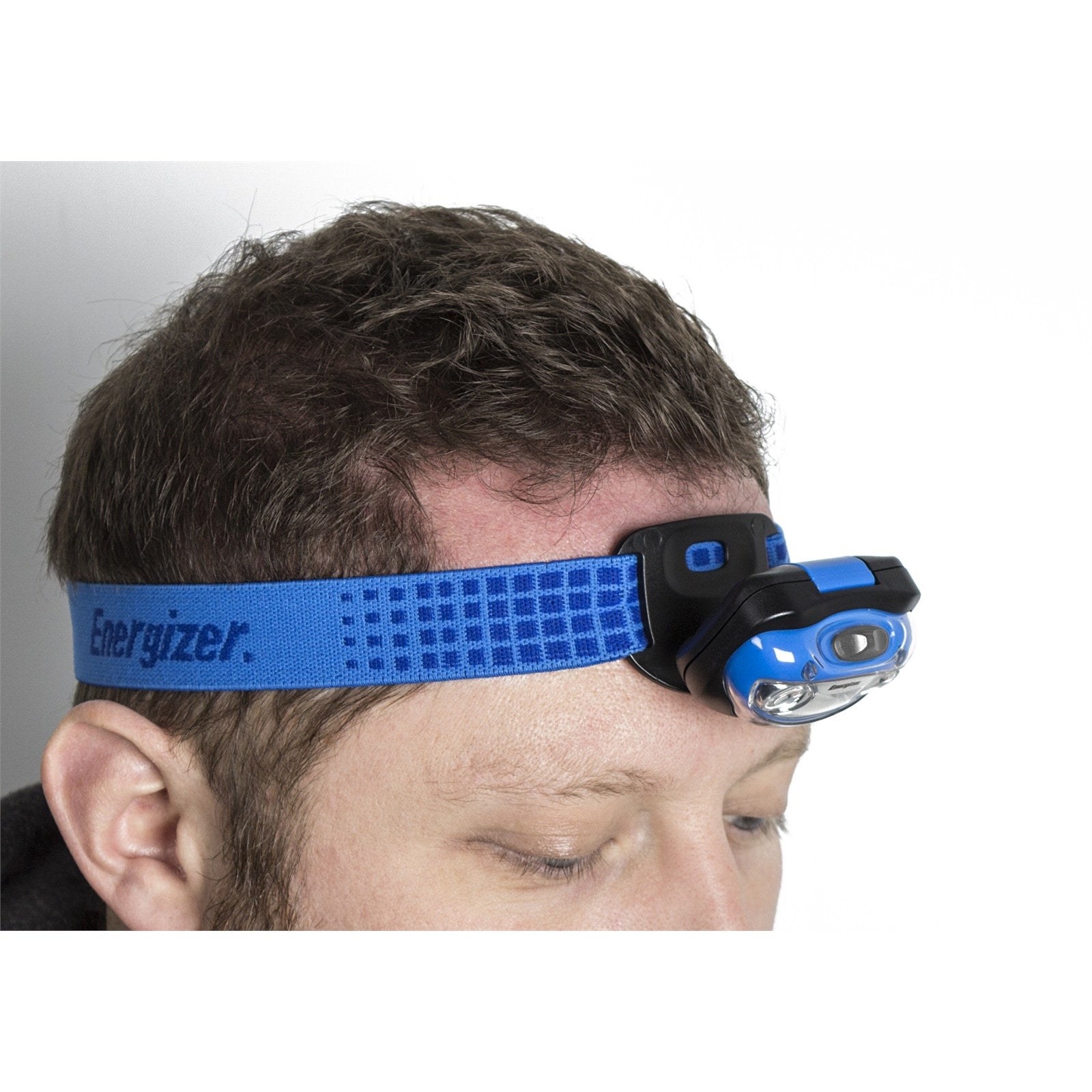 Energizer Vision 200 Lumen LED Headlamp, Adjustable Headstrap, Blue (HDA32)