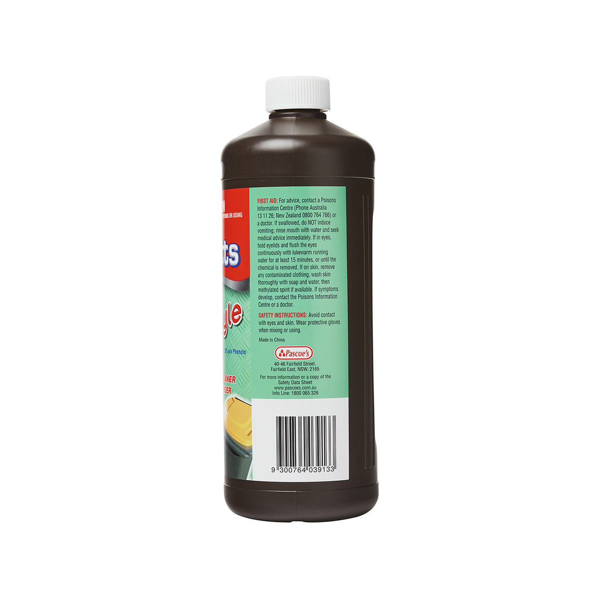 Pascoes 1L Scotts Phenyle Outdoor Cleaner - Brown