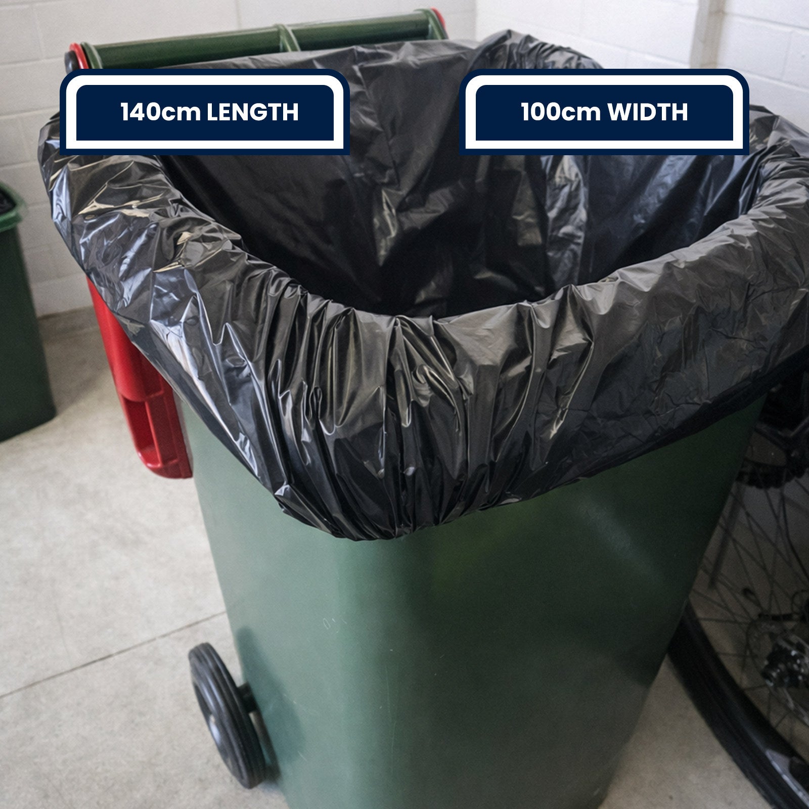 Grunt 120L Medium Wheelie Bin Liners - 20 Pack
