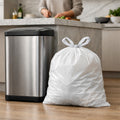 GRUNT 34L White Large Kitchen Tidy Bags, Pack of 50, with Handles