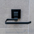 Fusion-Loc 13kg Suction Toilet Roll Holder - Matte Black Powder Coated Steel