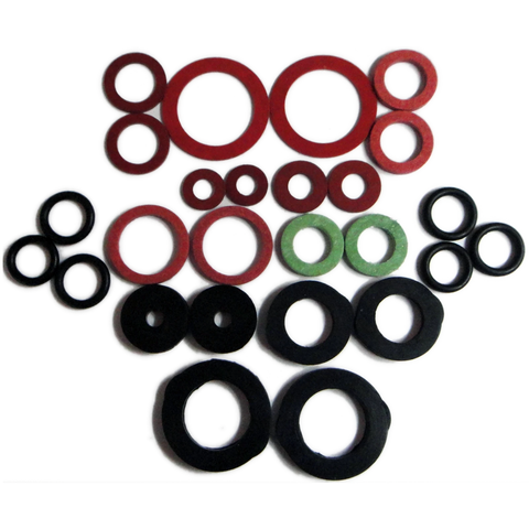 Kinetic Assorted Washer Kit, PVC Rubber and Fibre Tap Washers Hot and Cold