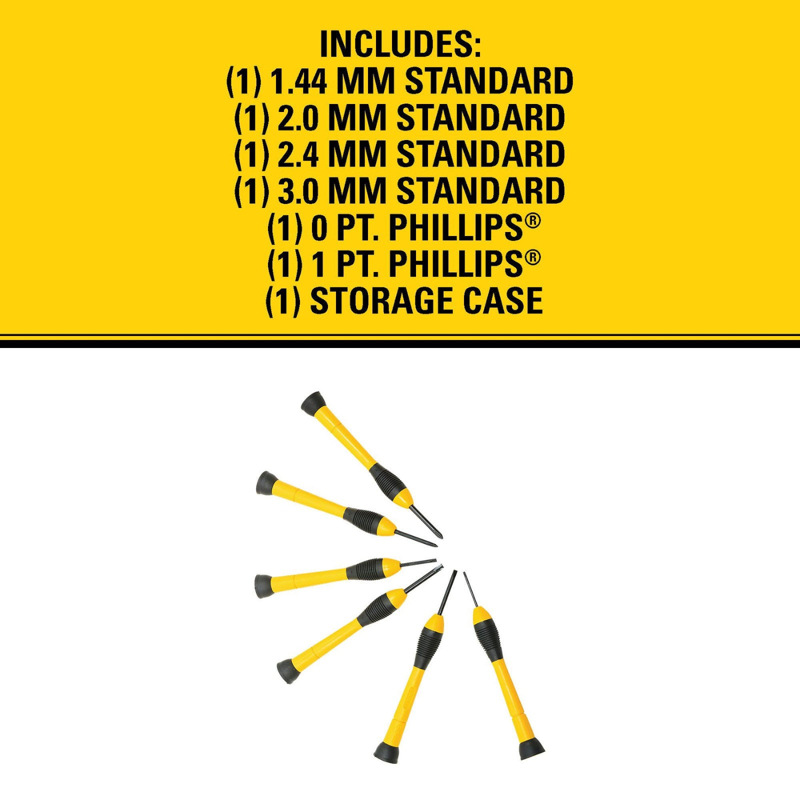 Stanley 6 Piece Precision Screwdriver Set