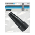 PowerFit 38mm Dust Extractor Vacuum Adaptor, Black